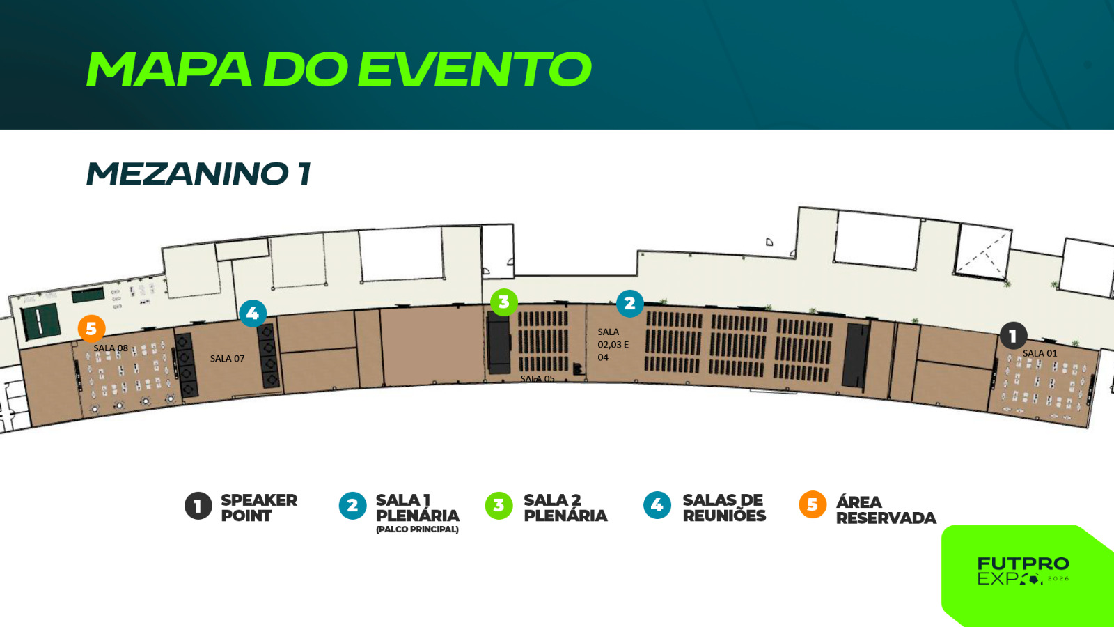 Mapa FUTPRO EXPO 2026