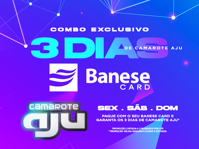 COMBO CAMAROTE AJU BANESE CARD