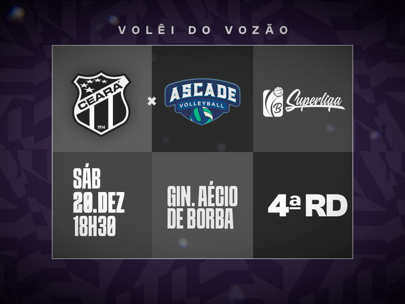 CEARÁ X ASCADE VÔLEI - SL25