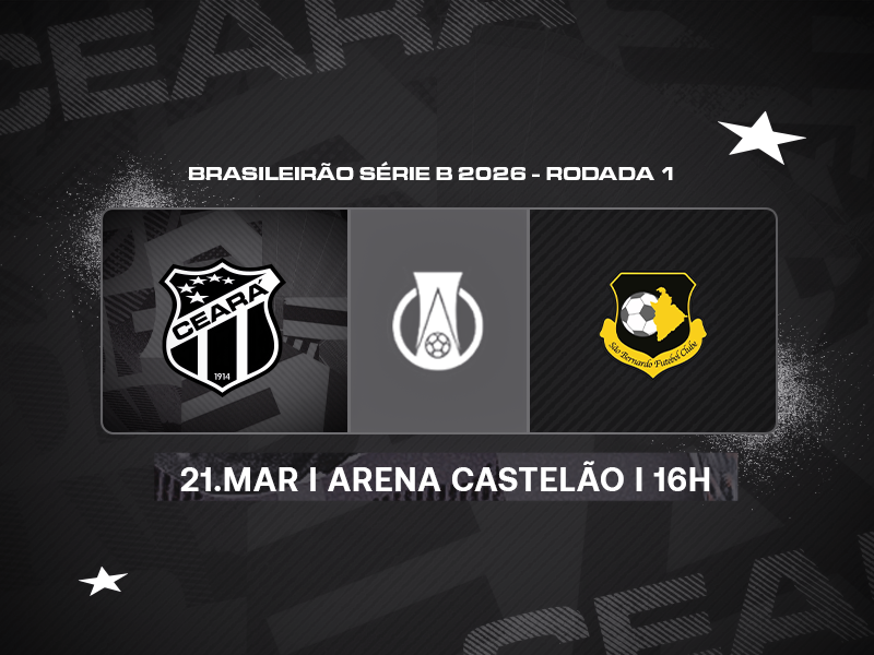CEARÁ X SÃO BERNARDO - BR26